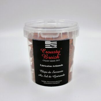 CHIPS OF SARRASIN Guerande salt 130g bucket