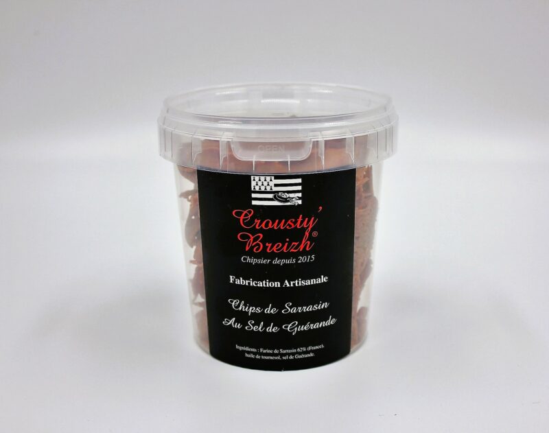 CHIPS OF SARRASIN Guerande salt 130g bucket