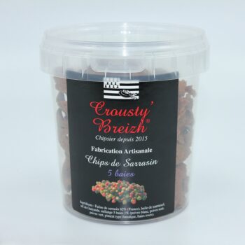 CHIPS OF SARRASIN With 5 Berries 130g bucket