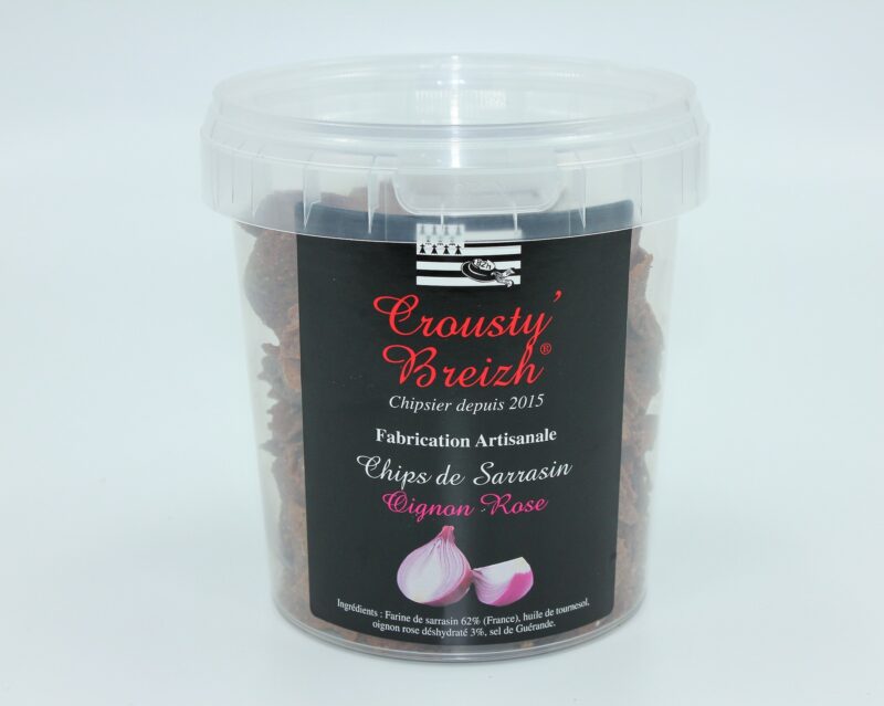 CHIPS DE SARRASIN Oignon Rose seau 130g