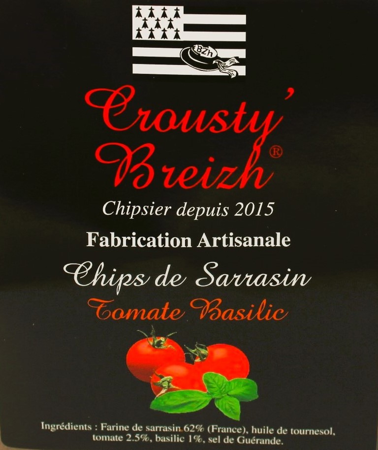 Chips de sarrasin TOMATE BASILIC
